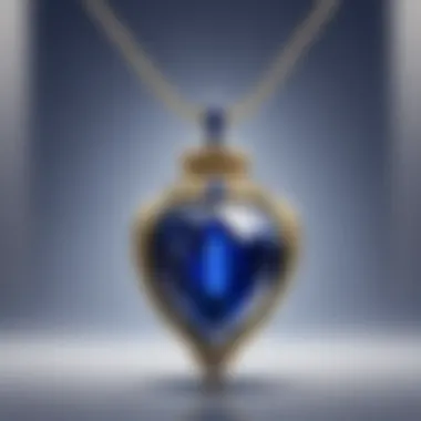 Timeless Sapphire Urn Necklace Design