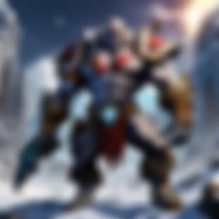 Character design influenced by myth and advanced technology in gaming