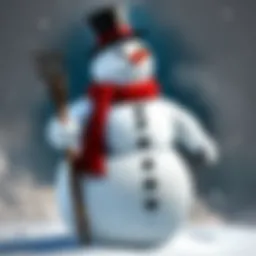 Elegant Snowman Accessories