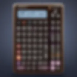 Detailed view of the Affinity Plus Calculator interface