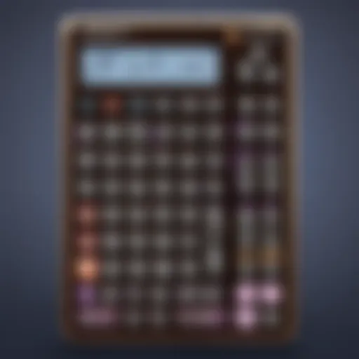 Detailed view of the Affinity Plus Calculator interface