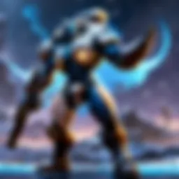 An illustration depicting a player reaching out for Battle.net support