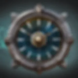 An intricate visual of a boss timer interface