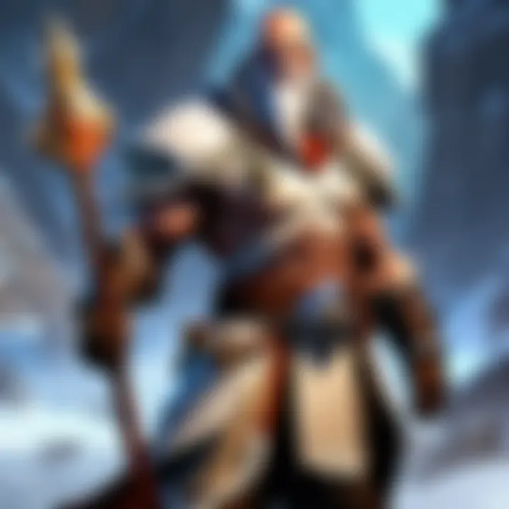 A vibrant depiction of a damage dealer class, highlighting aggressive strategies and attack prowess.
