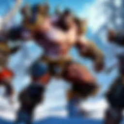 Dynamic PvP combat scenario showcasing players in intense battle