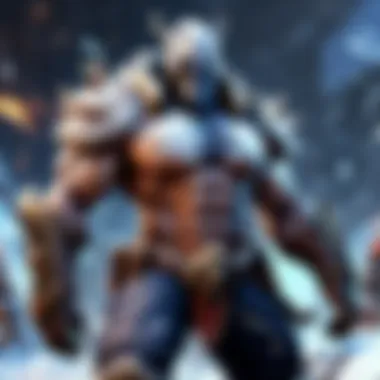 Character Chittering in Gaming Close-up of a character exhibiting chittering sounds in a game environment