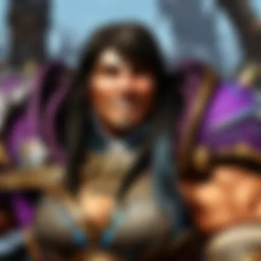 A dynamic scene of a WoW character gaining experience points
