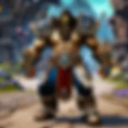 Dynamic gameplay in World of Warcraft showcasing character interaction.