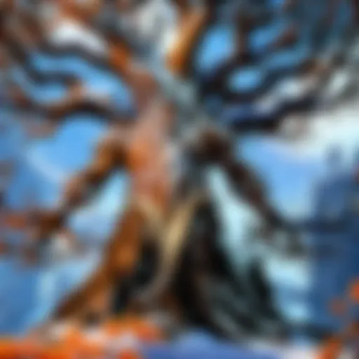 Abstract depiction of a talent tree