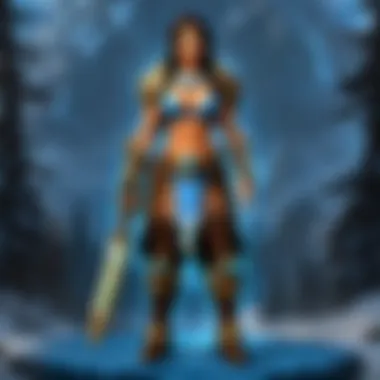 Personalizing Your WoW Avatar A player character selecting their avatar in World of Warcraft