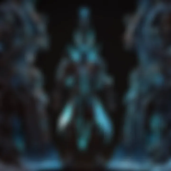 Visual representation of techniques for resolving curses
