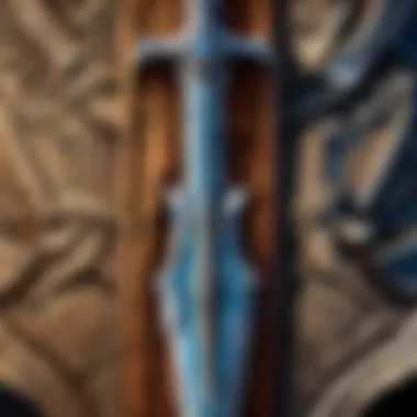 Ancient Rune-Engraved Sword in Blizzard Game