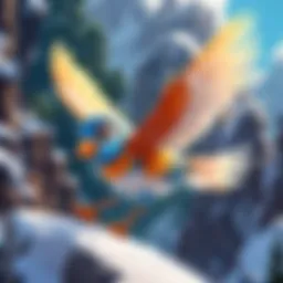 Graceful Flutterer in Nature