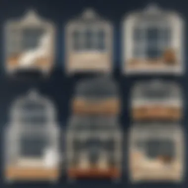 Diverse Selection of Pet Cages Catering to Various Pet Requirements Variety of Pet Cages for Different Pet Sizes and Needs