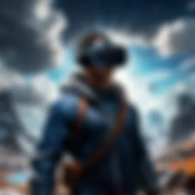 Virtual Reality Headset Representing Technological Advancements in Cloud Gaming Virtual reality headset symbolizing advanced technology in cloud gaming