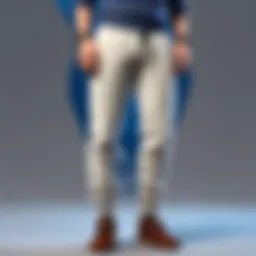 Soft woolly sweatpants draped over a chair