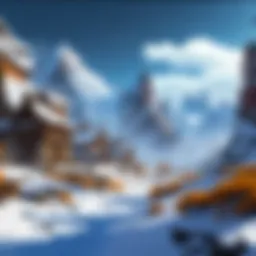 An expansive view of a fictional world in a Blizzard game, showcasing diverse landscapes.