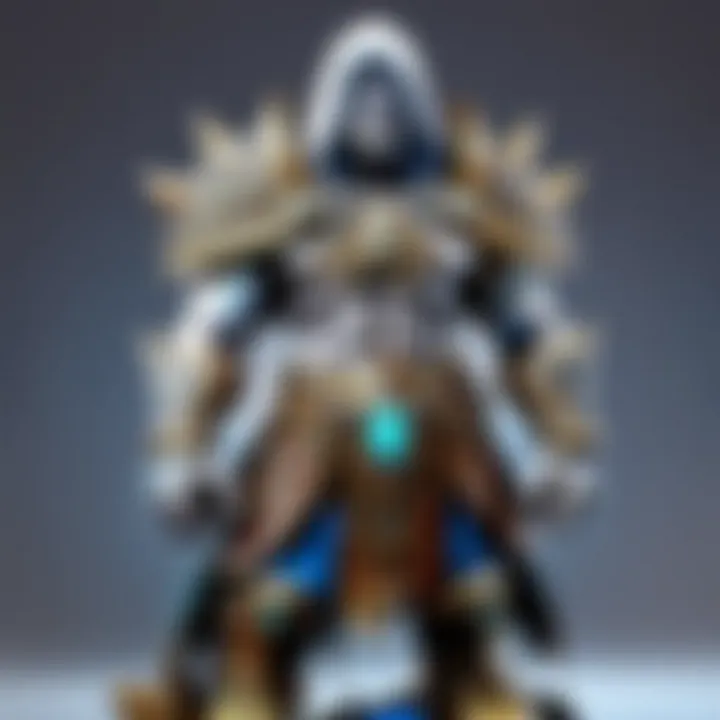 A close-up of a rare World of Warcraft Pop figure highlighting intricate details