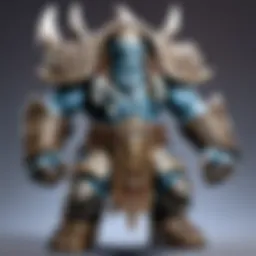 An impressive collection of World of Warcraft Pop figures displayed creatively