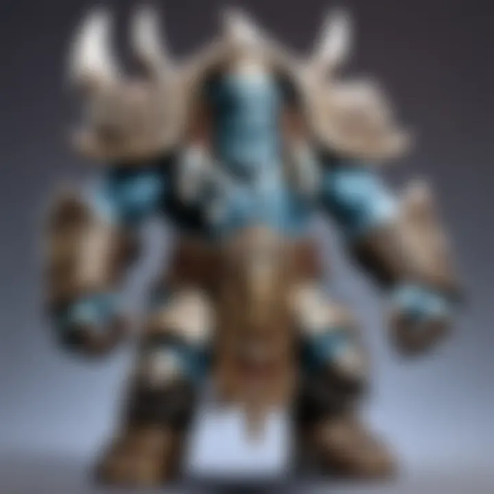 An impressive collection of World of Warcraft Pop figures displayed creatively