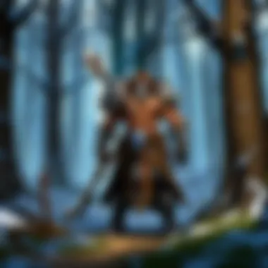 Enchanted Woodland Wonders Magical forest with glowing enchantments