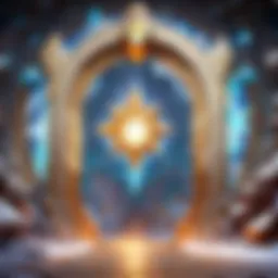 Illustration of a mystical portal opening up in World of Warcraft: The Burning Crusade