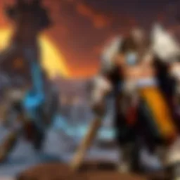 A vibrant scene showcasing players engaged in World of Warcraft: The Burning Crusade Classic gameplay.